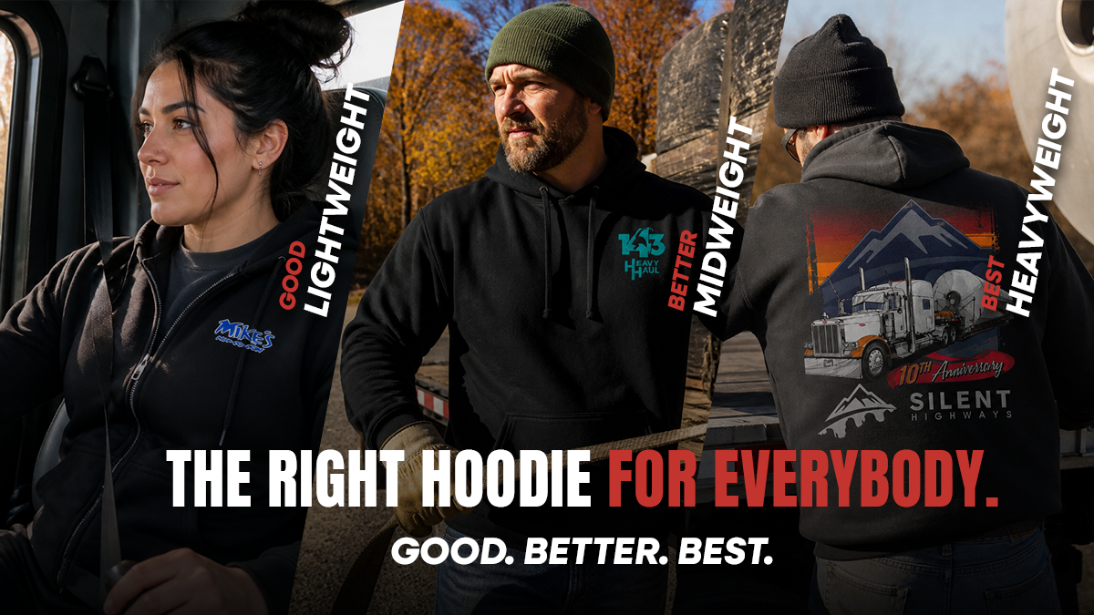 Custom school hoodies in lightweight, midweight, and heavyweight styles